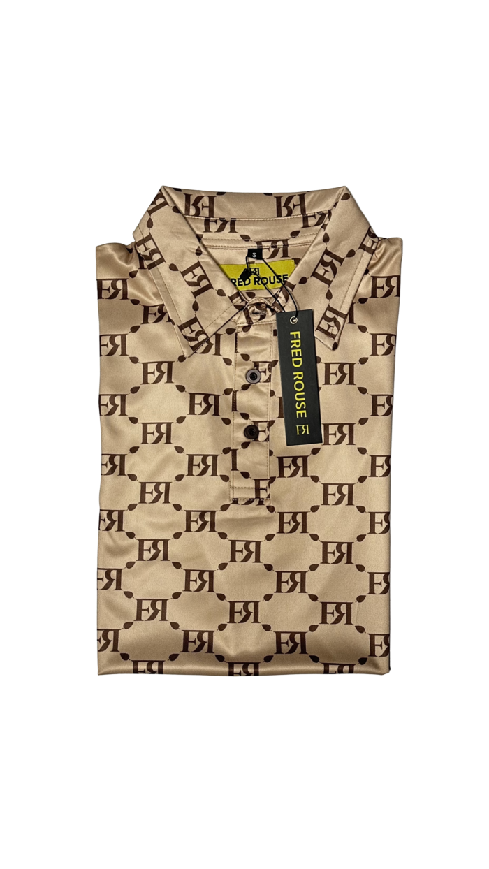 FR Signature Brown Logo Polo - Image 4