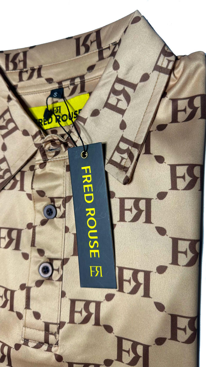 FR Signature Brown Logo Polo - Image 2