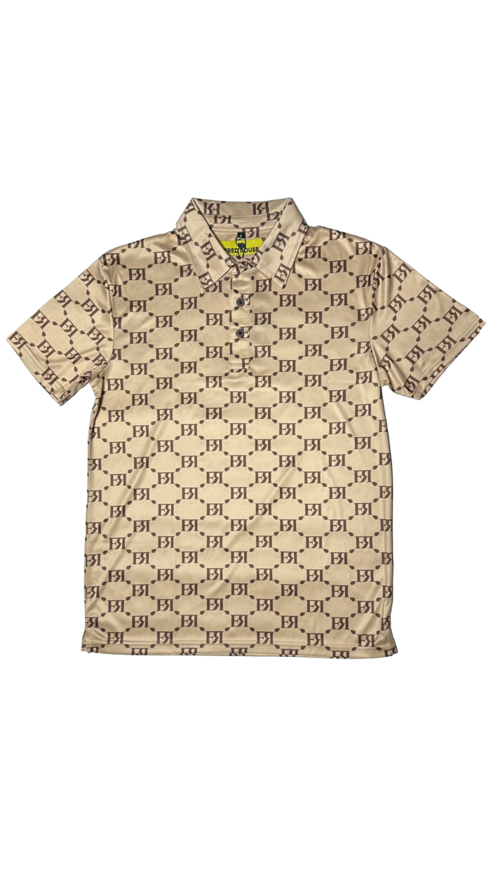 FR Signature Brown Logo Polo